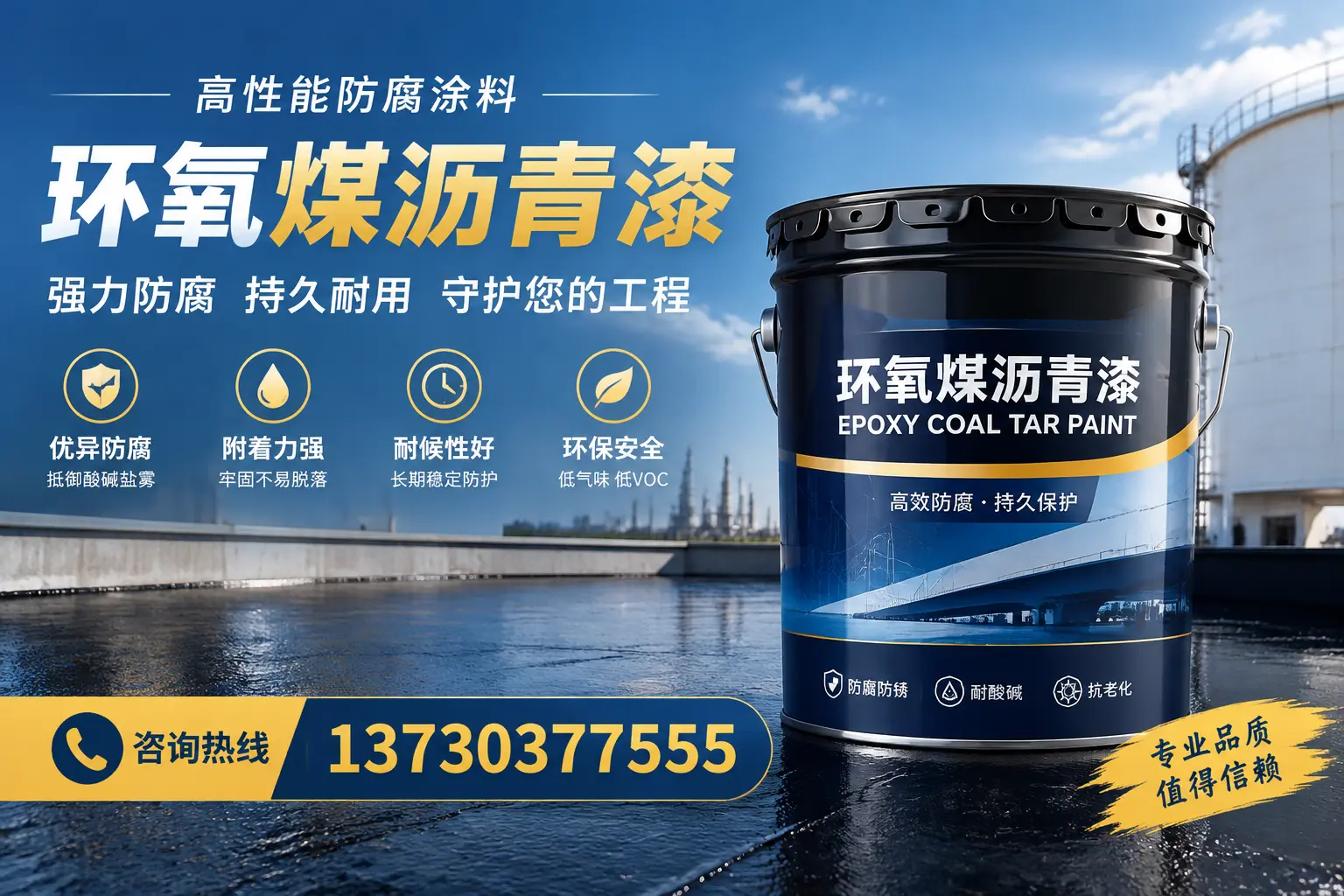 环氧煤沥青漆的耐久性分析,适合那曲的使用场景